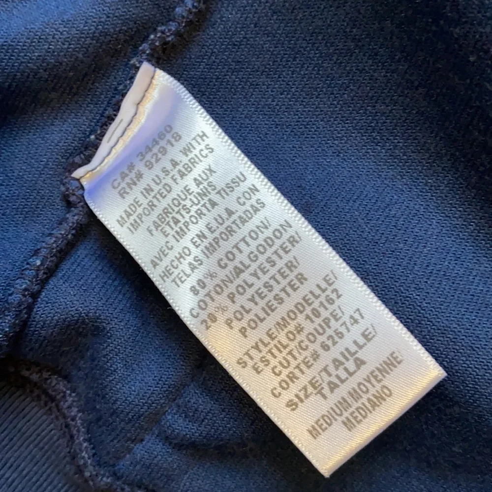 🪼[ Juicy Couture ]Classic Navy Blue Velour Tack Jacket - Picture 6 of 7